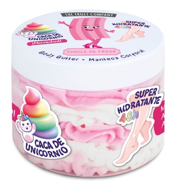 MANTECA CORPORAL-CACA DE UNICORNIO CHICLE DE FRESA -CANDY EDITION-