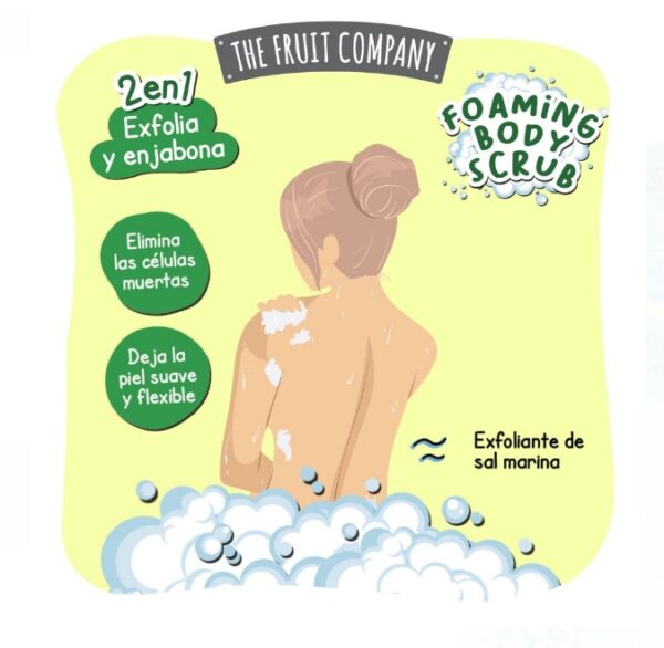 EXFOLIANTE CORPORAL DE MELÓN - THE FRUIT COMPANY - Imagen 2