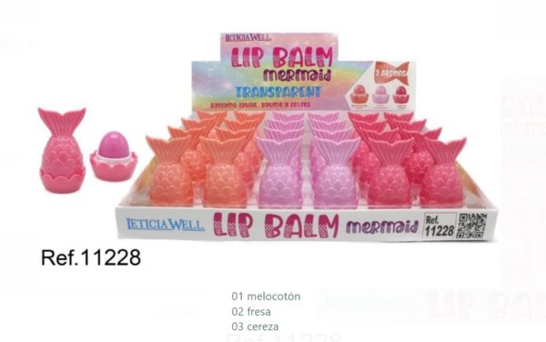 BÁLSAMO LABIAL COLA DE SIRENA - LETICIA WELL