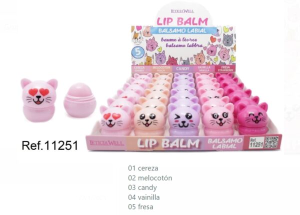 BÁLSAMO LABIAL GATITOS - LETICIA WELL