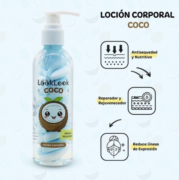 LOCIÓN CORPORAL COCO -LOOK LOOK- - Imagen 2