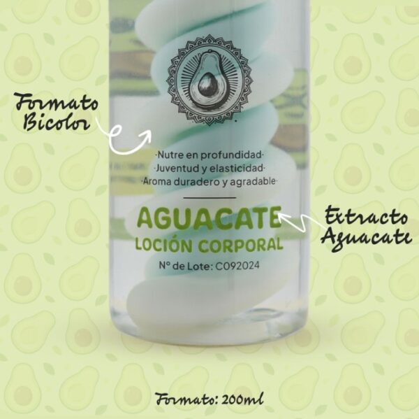 LOCIÓN CORPORAL AGUACATE 🥑- LOOK LOOK- - Imagen 3
