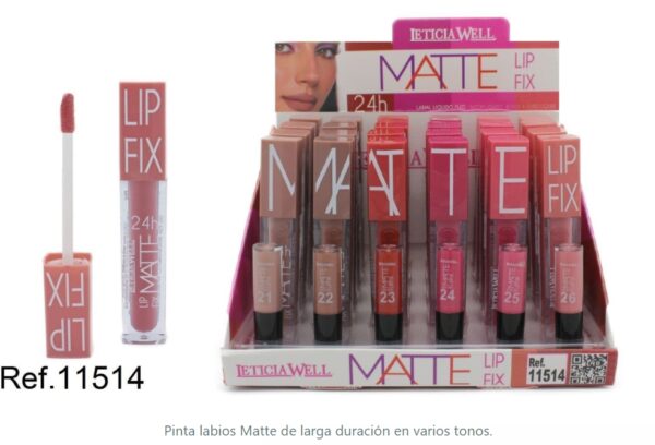 LIP FIX MATTE- LETICIA WELL