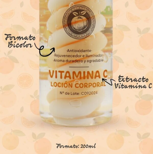 LOCIÓN CORPORAL VITAMINA C -LOOK LOOK- - Imagen 3