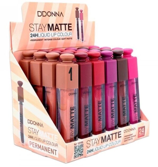 LABIAL LÍQUIDO MATTE 24H- DDONNA-