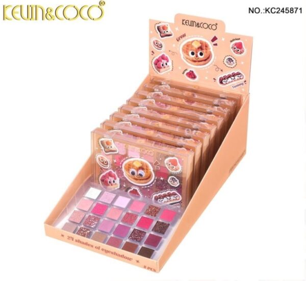 PALETA DE SOMBRAS DE OJOS - 24 COLORES YUMMY 1 - KEVIN Y COCO-