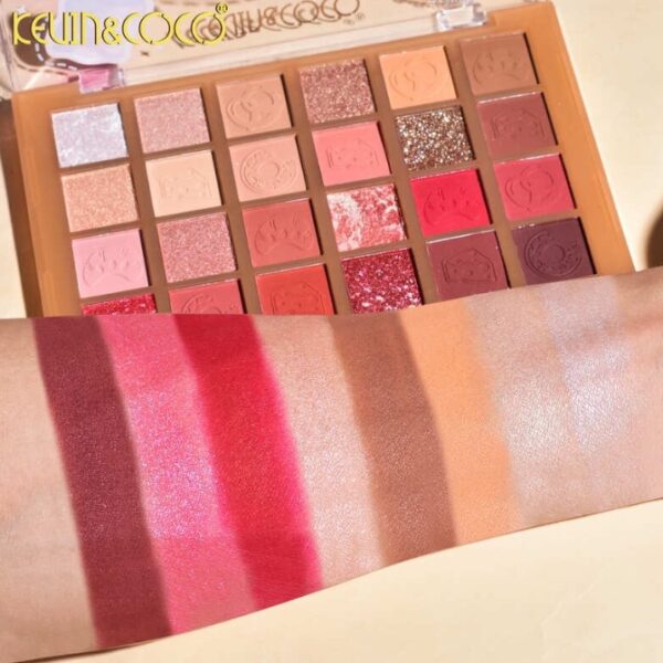 PALETA DE SOMBRAS DE OJOS - 24 COLORES YUMMY 1 - KEVIN Y COCO- - Imagen 3