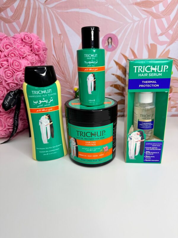 LOTE TRATAMIENTO ANTI CAÍDA -4 PRODUCTOS-TRICHUP-INDIA-