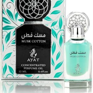 PERFUME CONCENTRADO - MUSK COTTON - AYAT - 12 ML -