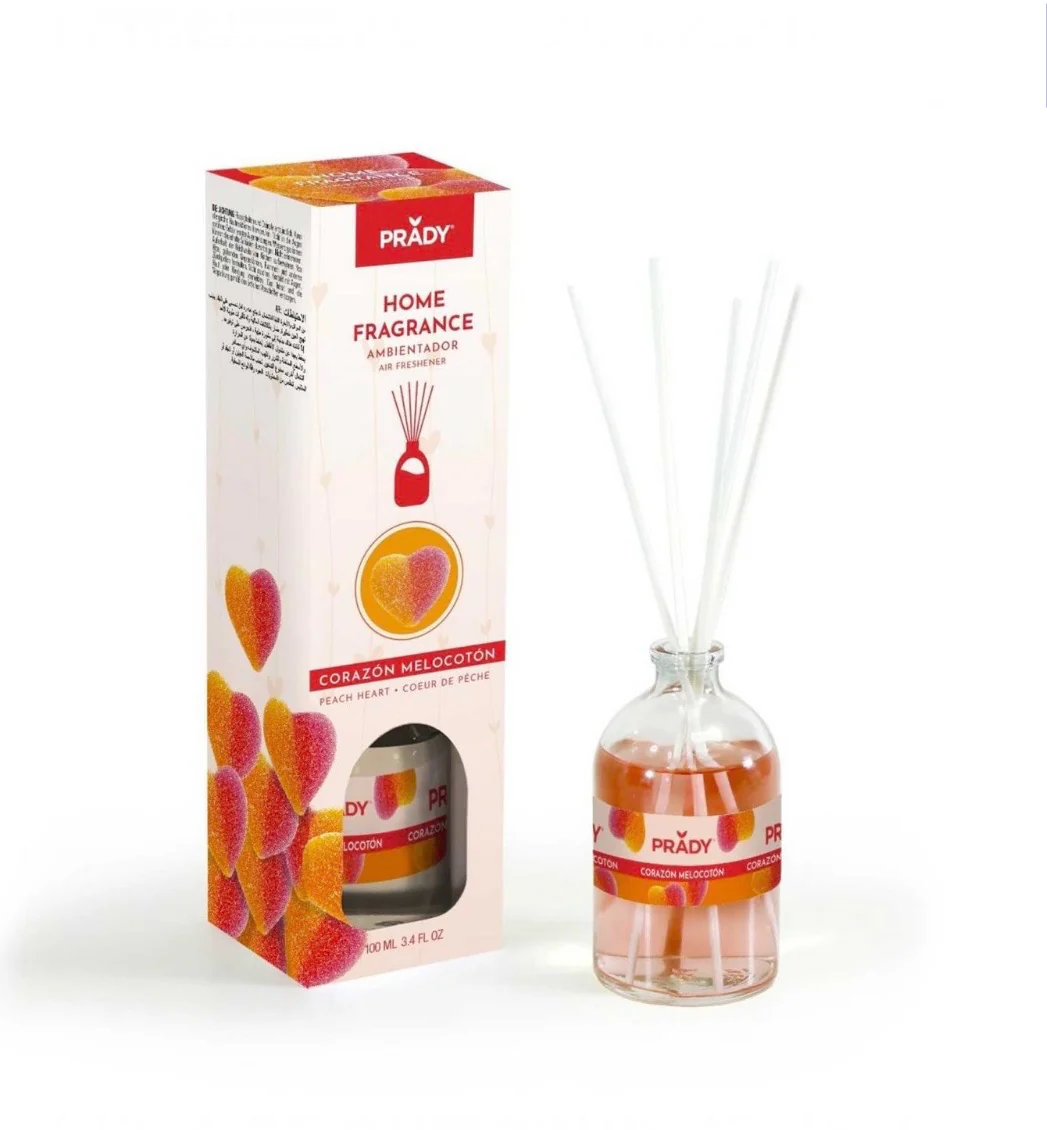 AMBIENTADOR MIKADO - CORAZON DE MELOCOTON - PRADY - 100 ML -