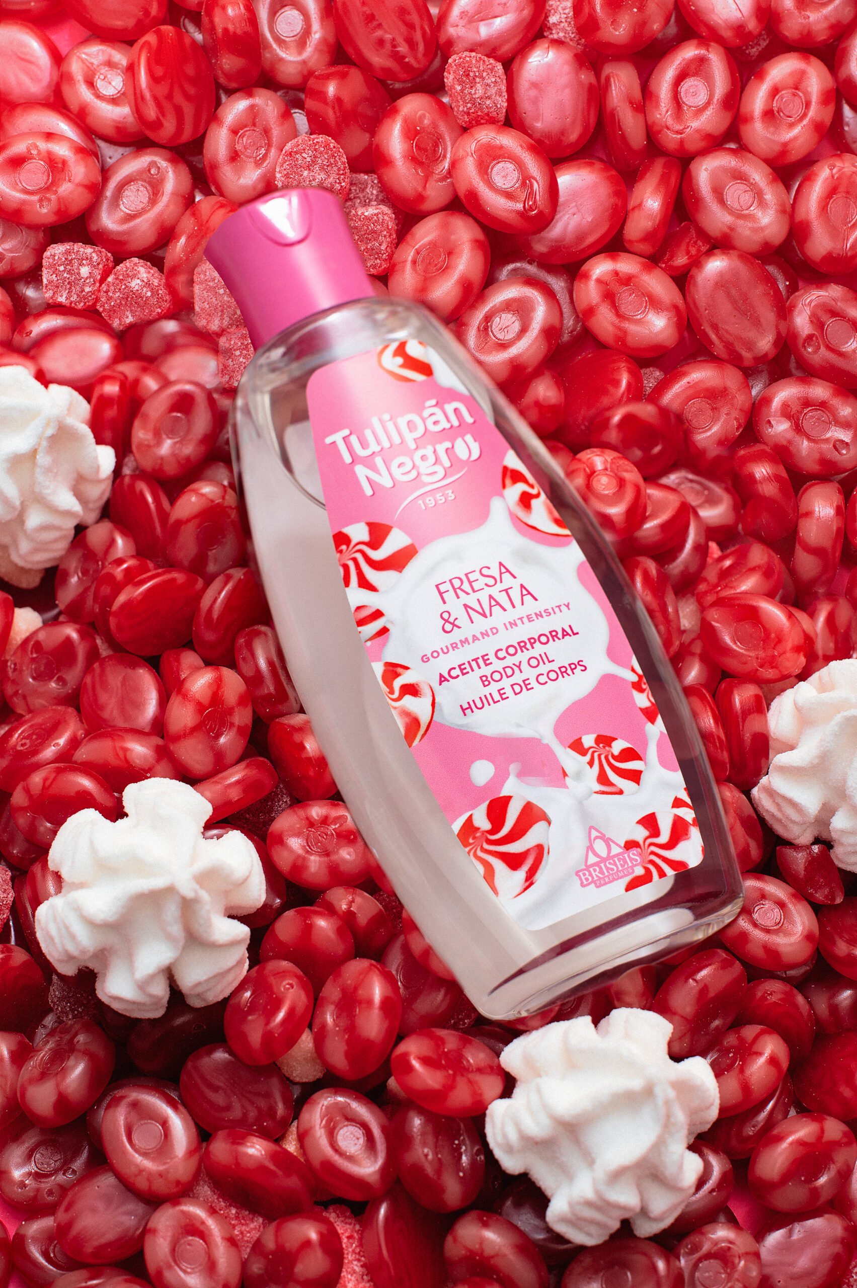 ACEITE CORPORAL FRESA Y NETA - TULIPAN NEGRO - 200 ML -