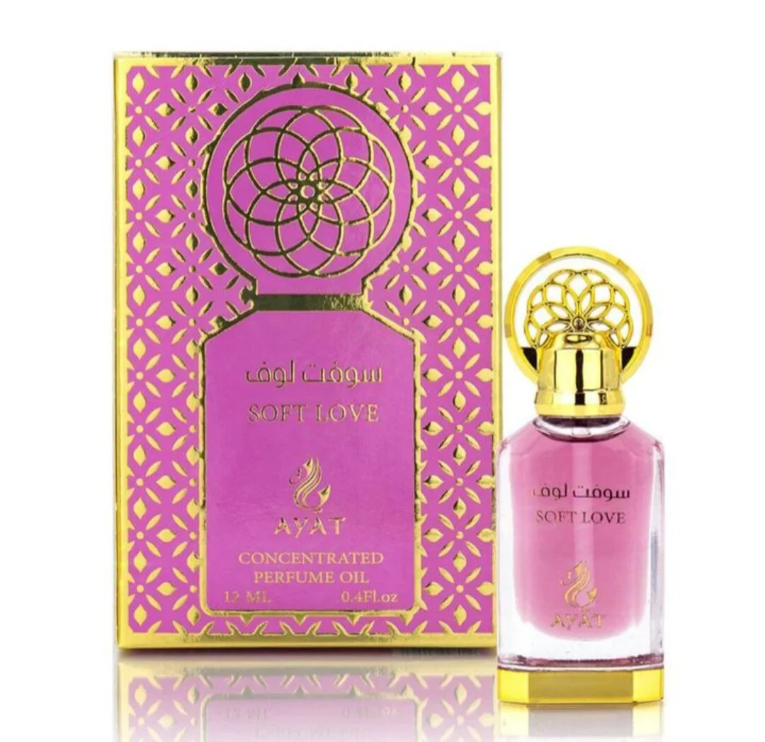 PERFUME CONCENTRADO - SOFT LOVE AYAT - 12 ML -