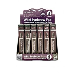 MICROBLADING WILD EYEBROW PEN DARK BROWN - D,DONNA -