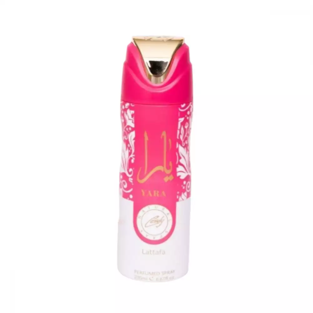DESODORANTE Y SPRAY CORPORAL - YARA CANDY - LATTAFA - 200 ML -