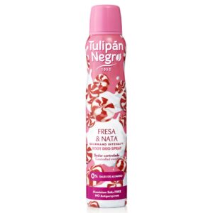 DESODORANTE SPRAY - FRESA & NATA - TULIPAN NEGRO - 200 ML -