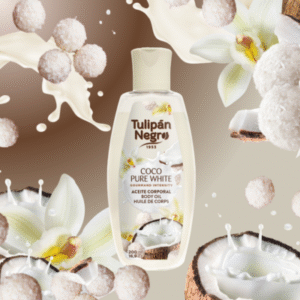 ACEITE CORPORAL COCO PURE WHITE - TULIPAN NEGRO - 200 ML -