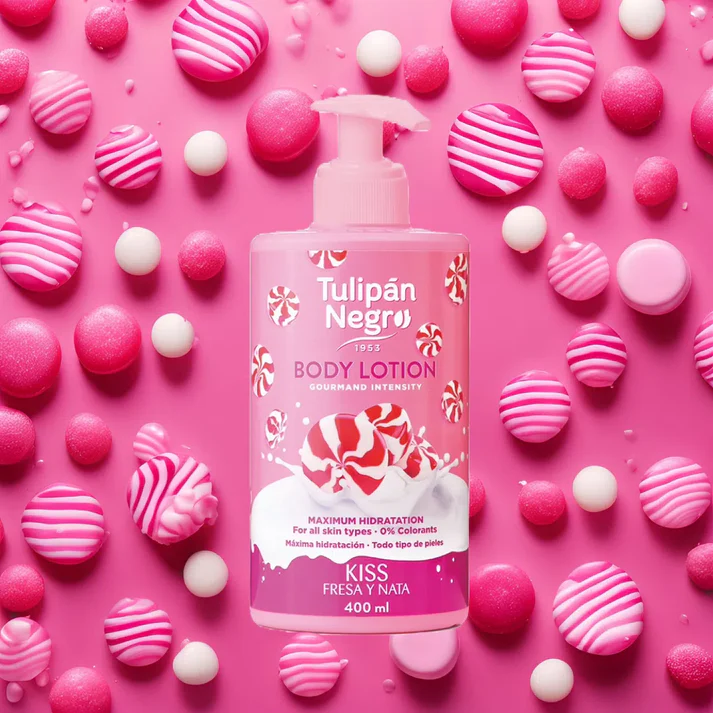 LOCION CORPORAL FRESA Y NATA - TULIPAN NEGRO - 400 ML -