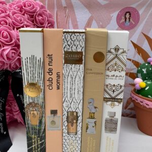 PACK OFERTA  5 MINI TALLAS ARABES - ELEGANCIA MUJER - 35 ML CADA UNA - 175ML TOTAL