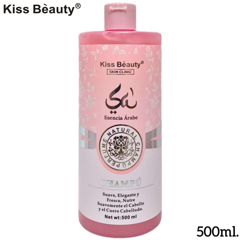 CHAMPU - ESENCIA ARABE - KISS BEAUTY - 500 ML