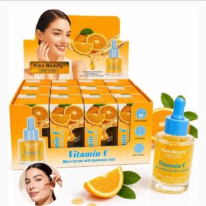 SERUM FACIAL CON VITAMINA C Y ACIDO HIALURONICO - KISS BEAUTY - 30 ML