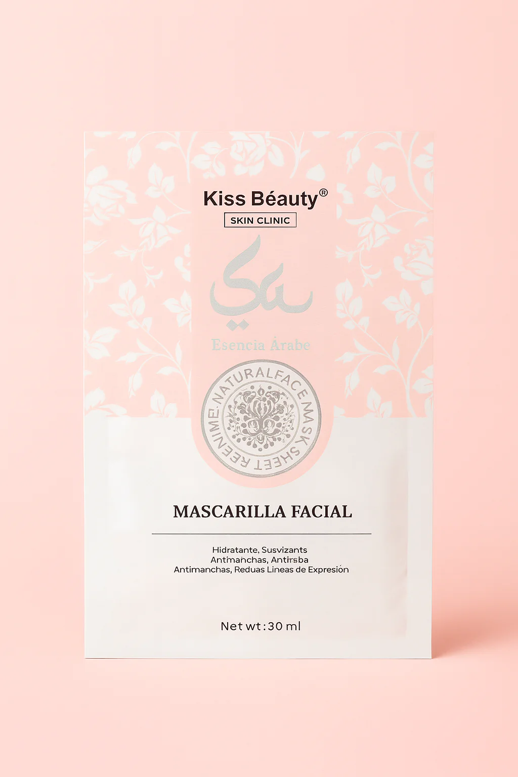 MASCARILLA FACIAL - ESENCIA ARABE - KISS BEAUTY - 30 ML