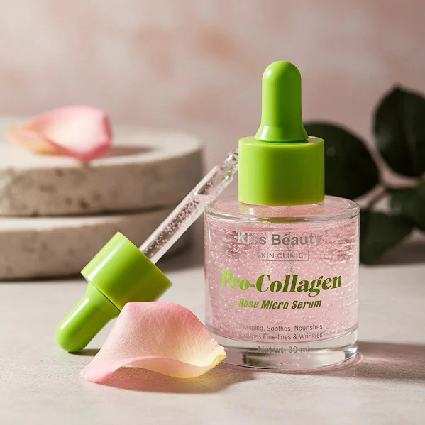 SERUM FACIAL PRO-COLAGENO ROSA - KISS BEAUTY - 30 ML