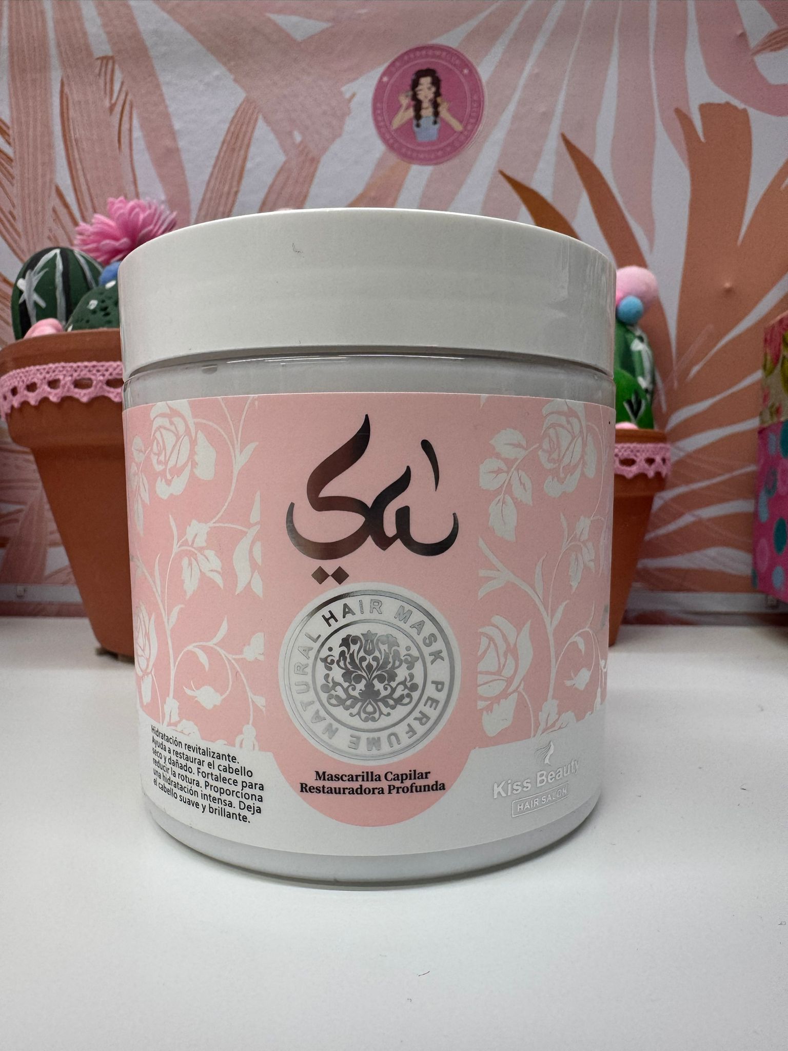 MASCARILLA CAPILAR - ESENCIA ARABE - KISS BEAUTY - 440 ML