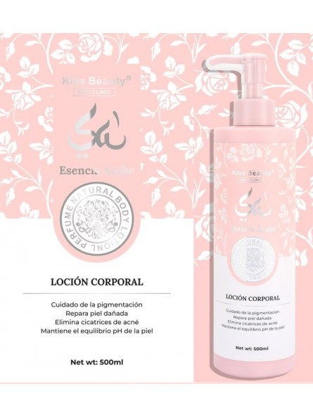 LOCION CORPORAL - ESENCIA ARABE - KISS BEAUTY - 500 ML