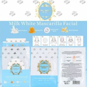 MASCARILLA FACIAL - MILK WHITE - KISS BEAUTY - 30 ML