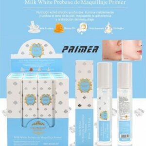 PREBASE DE MAQUILLAJE PRIMER - MILK WHITE - KISS BEAUTY - 35 ML
