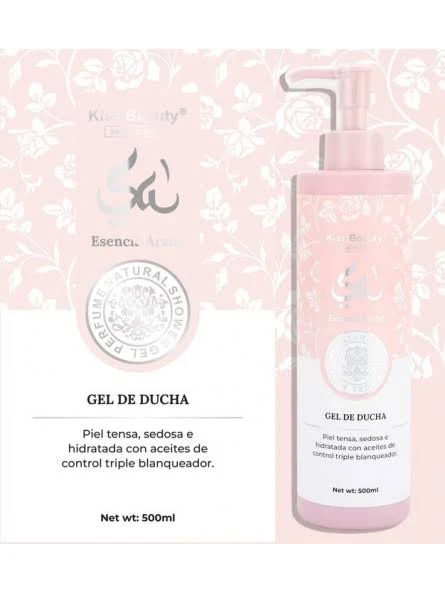 GEL DE DUCHA - ESENCIA ARABE - KISS BEAUTY - 500 ML