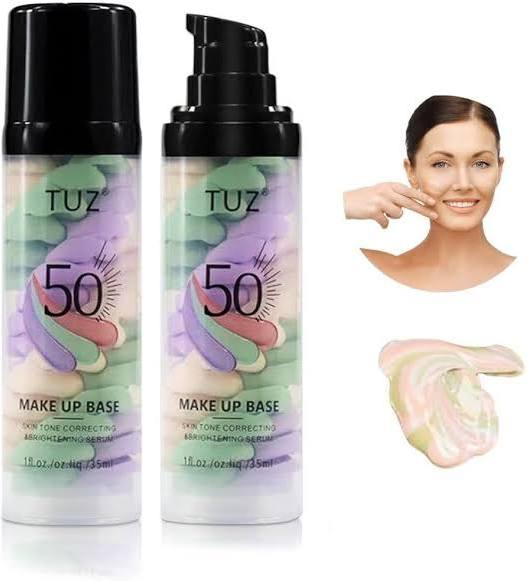 PREBASE DE MAQUILLAJE CON PROTECCION SOLAR 50 - TUZ - 35 ML