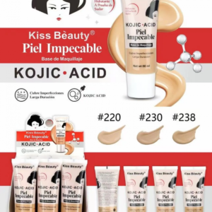 BASE DE MAQUILLAJE - ACIDO KOJICO - KISS BEAUTY - 50ML